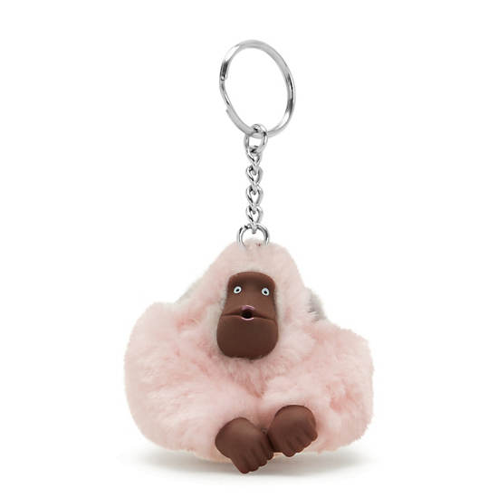 Kipling Mom And Baby Klassieke Monkey Keychain Accessoires Roze | België 1272MQ